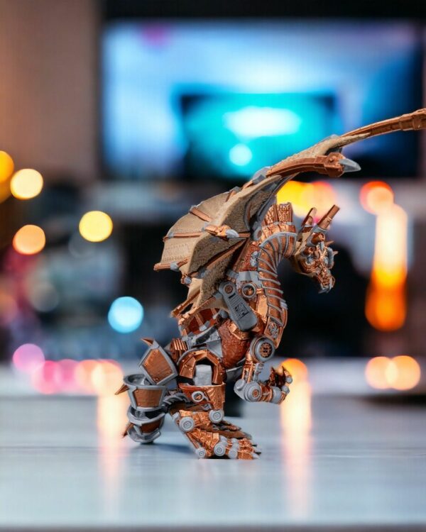 Epic steampunk dragon