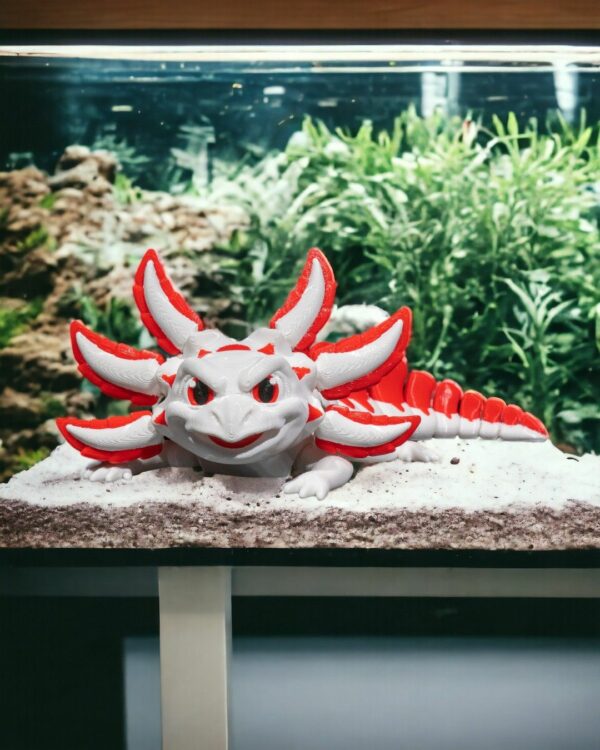 Axolotl velvet cake